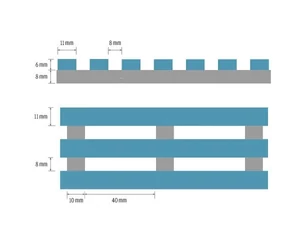 ÚJ! Csúszásgátló higiéniai PARAFA szőnyeg vizes területre, szaunába, négyzetméterre
