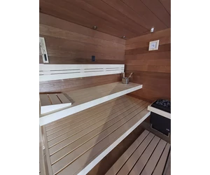 SAUNA KING  finn+infra kombi szauna Mallorca 2-3 főre