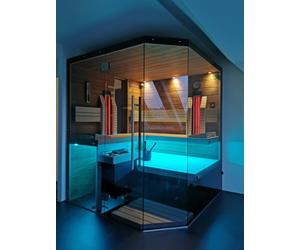 SAUNA KING  finn+bio kombi szauna Rhodos 3-4 főre