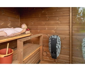 HARVIA KERTI SZAUNA KIRAMI FINVISION - HARVIA Spirit szaunakályhával és HARVIA Xenio vezérléssel