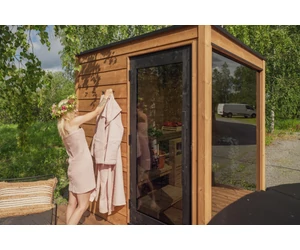 HARVIA KERTI SZAUNA KIRAMI FINVISION - HARVIA Spirit szaunakályhával és HARVIA Xenio vezérléssel