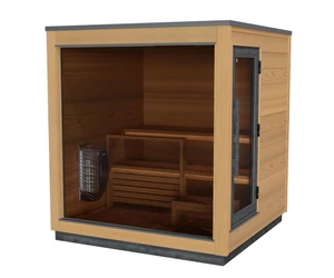 HARVIA KERTI SZAUNA KIRAMI FINVISION - HARVIA Spirit szaunakályhával és HARVIA Xenio vezérléssel