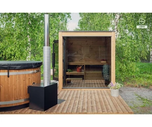 HARVIA KERTI SZAUNA KIRAMI FINVISION - HARVIA Spirit szaunakályhával és HARVIA Xenio vezérléssel