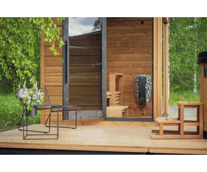 HARVIA KERTI SZAUNA KIRAMI FINVISION - HARVIA Spirit szaunakályhával és HARVIA Xenio vezérléssel
