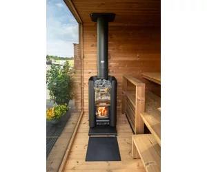 HARVIA KERTI SZAUNA KIRAMI FINVISION - HARVIA Pro 20 fatüzelésű szaunakályhával