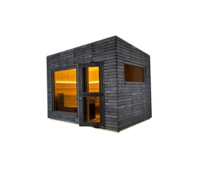 HARVIA Kerti szauna ALPINA Large panoráma üvegablakkal