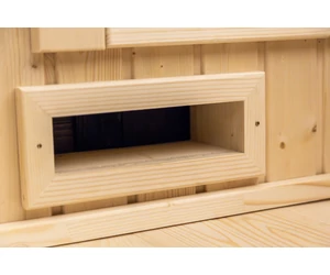 HARVIA Kerti szauna ALPINA Large panoráma üvegablakkal