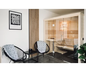 HARVIA Finnszauna Alaska View, 208 x 206 cm