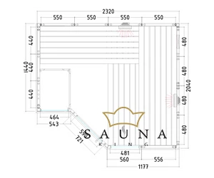 SENTIOTEC kombiszauna (Finn+Infra) Arktis Infra+, tömörfa szauna