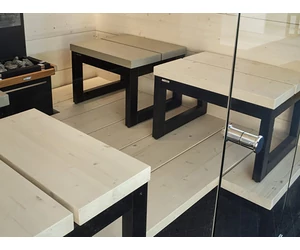 HARVIA Solide Grand luxus finnszauna, 209x214 cm