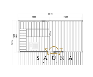 SENTIOTEC kerti szauna Scala Large, prémium minőség - garanciával!