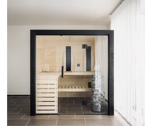 HARVIA Family Medium Prémium, finn- és infraszauna, 196x159cm