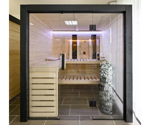 HARVIA Family Medium Prémium, finn- és infraszauna, 196x159cm