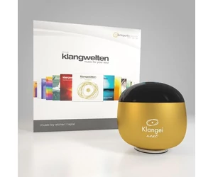 Klangei next vibrációs zenelejátszó, napfelkelte arany, „Somnia” zenei kreációval