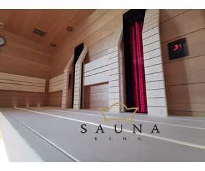 SAUNA KING professzionális infra háttámla szett