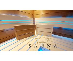 SAUNA KING szauna fejtámla thermo nyárfából