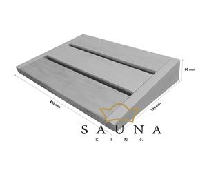 SAUNA KING szauna fejtámla thermo nyárfából