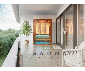 SAUNA KING Kültéri Infraszauna 2 főre