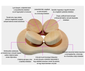 HaLu ergonómikus szolárium fejtámla, kék