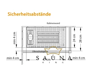 EOS Filius Kombi Bi-O szaunakályha, 4,5kW-7,5kW, antracit, álló