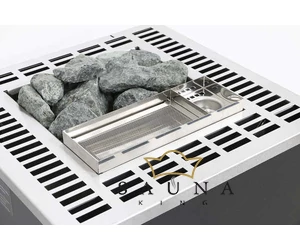 EOS Cubo Kombi Bi-O szaunakályha, 7,5 kW-12 kW, antracit, álló