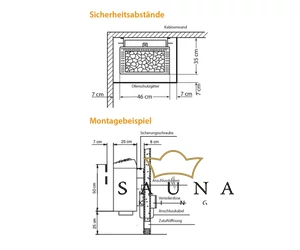 EOS Euro finn szaunakályha, 7,5kW-12kW, ezüst, álló