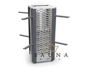 EOS Saunadome II finn szaunakályha, 9kW-18kW, ezüst, álló