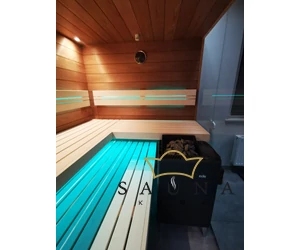 EOS Euro Max finn szaunakályha, 9kW-15kW, antracit, álló