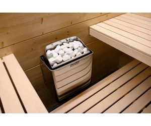 HARVIA dekor szaunakő hófehér 5-10 cm, 10 kg