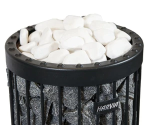 HARVIA dekor szaunakő hófehér 5-10 cm, 10 kg