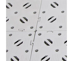 Műanyag szauna lábrács Stabil 50 x 50 cm, királykék