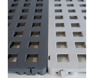 Műanyag szauna lábrács Classic 50 x 50 cm, királykék