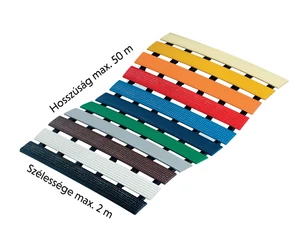 ÚJ! Csúszásgátló higiéniai szőnyeg vizes területre, szaunába, négyzetméterre, Barna