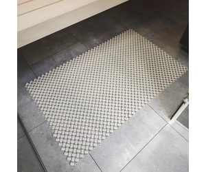 PVC Műanyag szauna lábrács Basic 20 x 20 cm, világos szürke