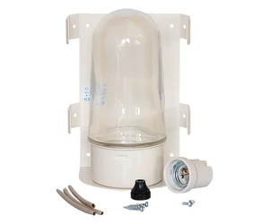 Szauna sarki/fali lámpabúra Raita lámpával