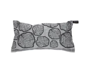 JOKIPIIN prémium szett: szauna párna, szauna fekvőlepedő, szauna ülőlepedő, szürke, farönk mintával