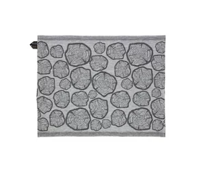 JOKIPIIN prémium szett: szauna párna, szauna fekvőlepedő, szauna ülőlepedő, szürke, farönk mintával