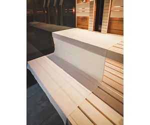 Szaunalepedő  fehér vászon, 100x150 cm, 140 g/m²