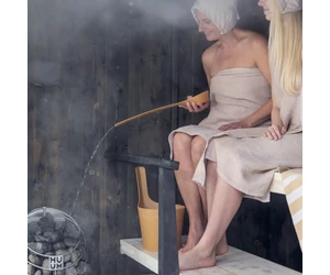 RENTO "Kenno" fürdőköntös, bézs színben, S/M