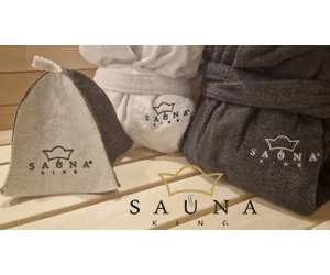 Szauna-textil logózás gépi hímzéssel (termék nélkül)