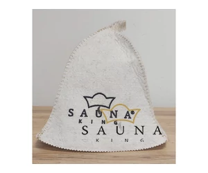 Szauna-textil logózás gépi hímzéssel (termék nélkül)
