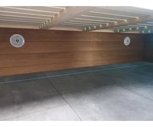 Szauna és gőzfürdő hangszóró fehér, 70 °C-ig hőálló