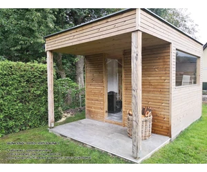 HARVIA fali kivezetésű kéményrendszer fatüzelésű szauna kályhához, fém