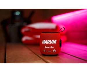 HARVIA Bluetooth hangszóró piros 5 W, 1800 mAh, IPX6 vízálló és hőálló max. 65℃