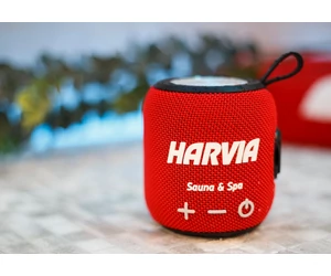 HARVIA Bluetooth hangszóró piros 5 W, 1800 mAh, IPX6 vízálló és hőálló max. 65℃