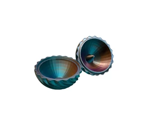 Szauna jéggolyó készítő benzinkék színben