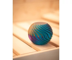 Szauna jéggolyó készítő benzinkék színben