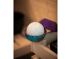 Szauna jéggolyó készítő benzinkék színben