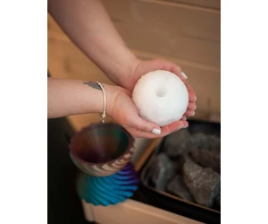 Szauna jéggolyó készítő benzinkék színben