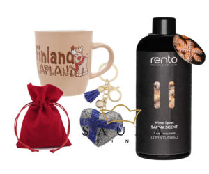 FINN karácsonyi szauna ajándék szett hölgyeknek RENTO mézeskalács szauna illattal